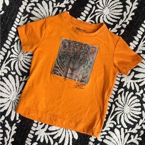 Mayoral Orange tiger short sleeve tee size 2T